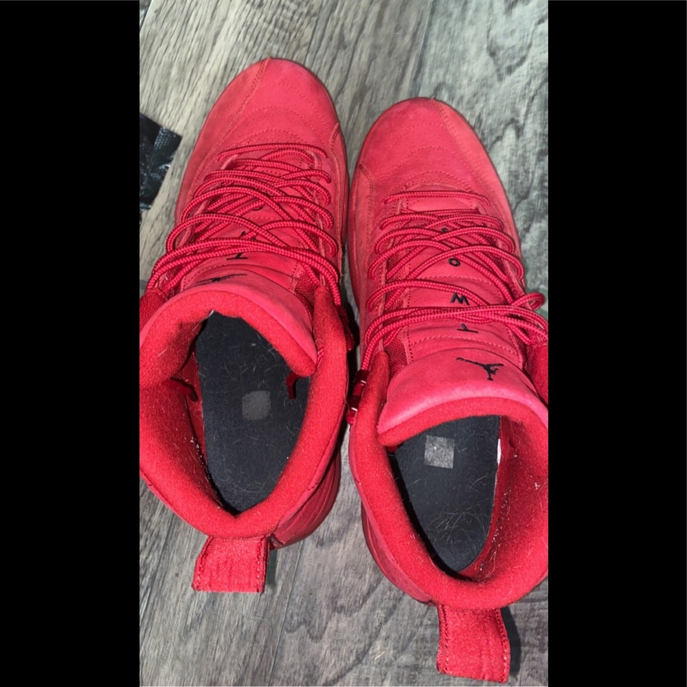 Red suede 12s